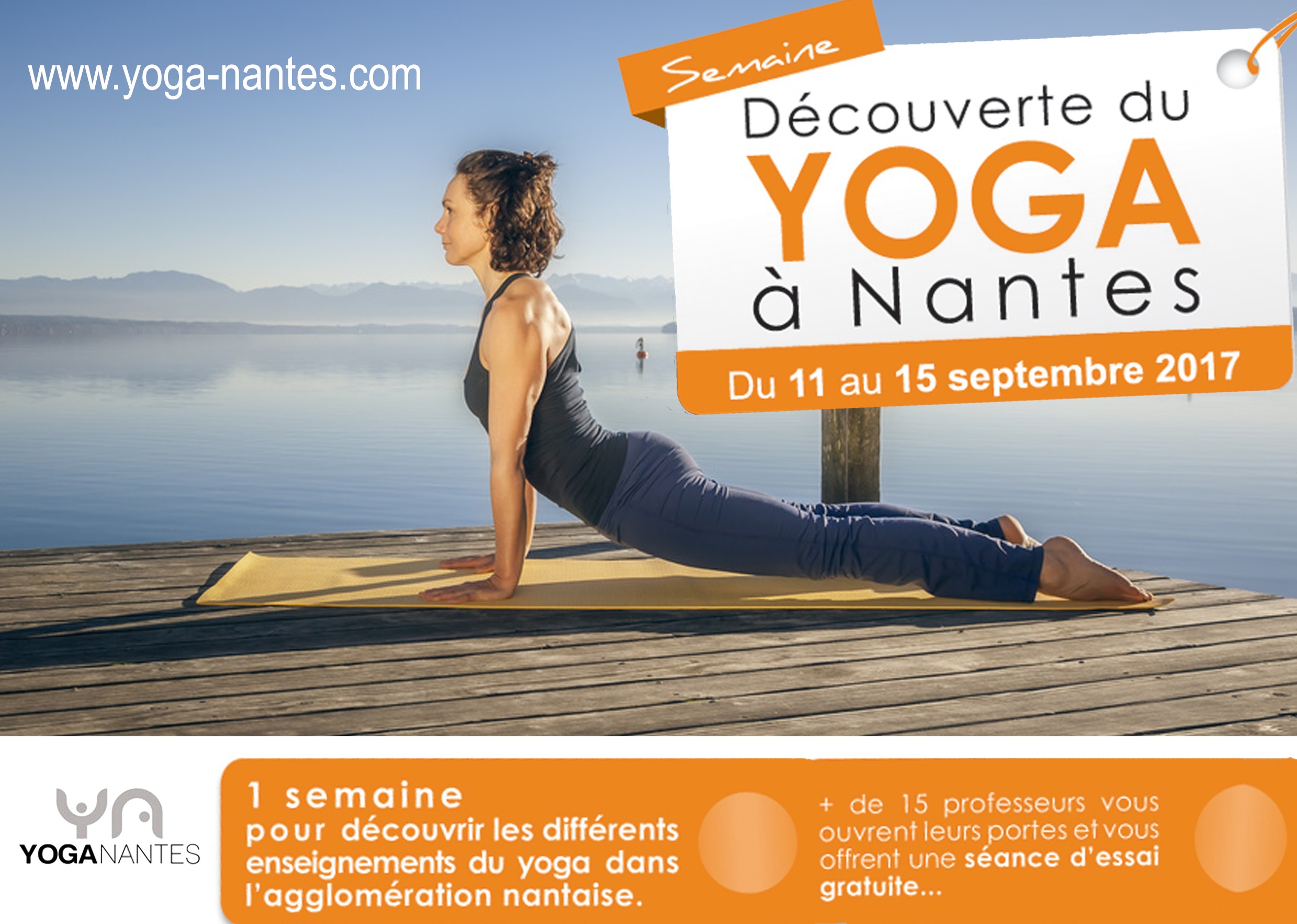 semaine découverte du Yoga à Nantes 2017